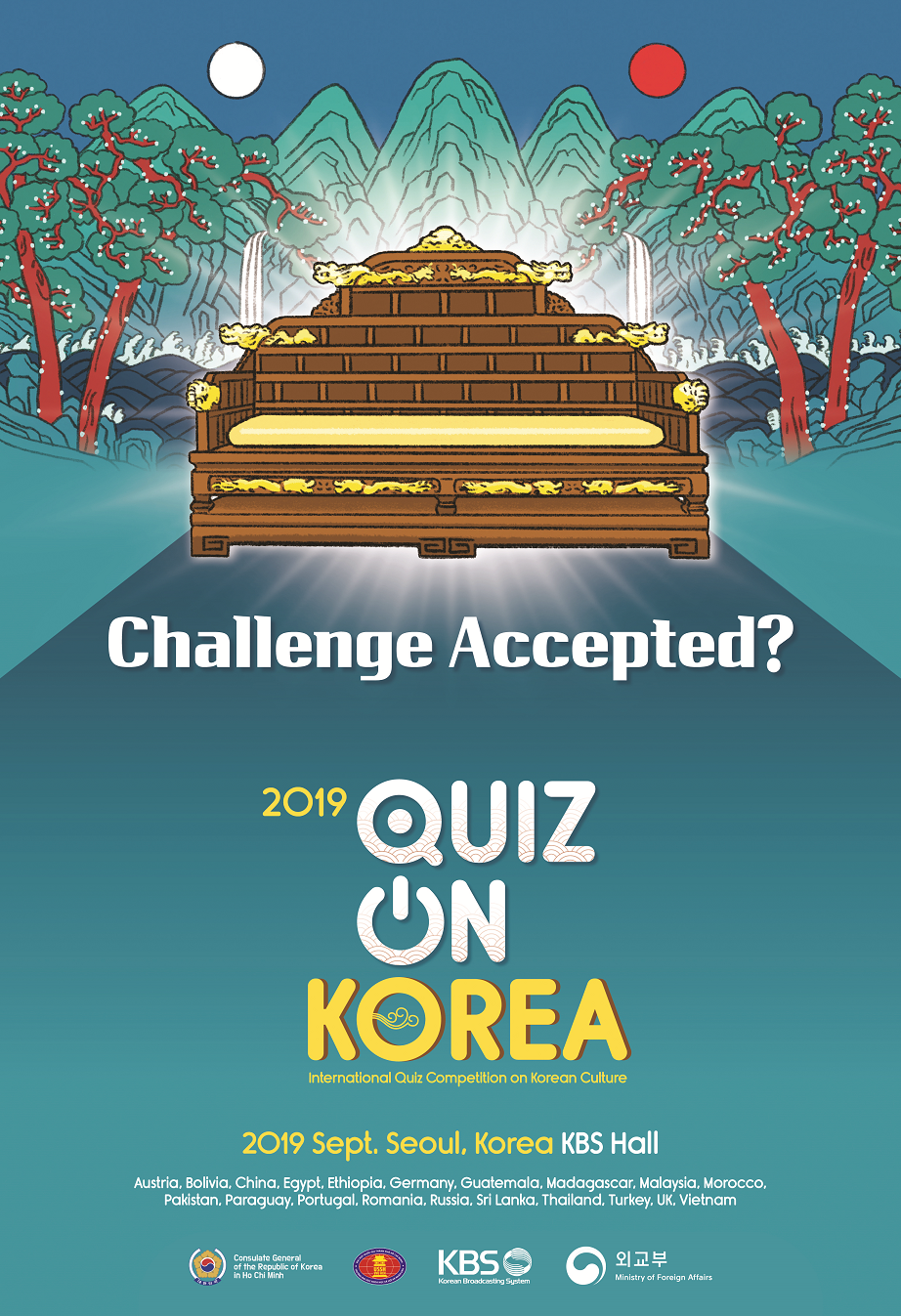 Hướng dẫn việc tổ chức sự kiện Cuộc thi Đố vui về Hàn Quốc “Quiz on Korea 2019”
