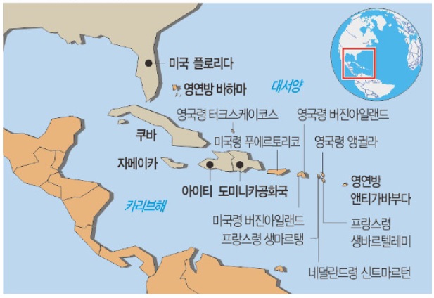 도미니카공화국 지도