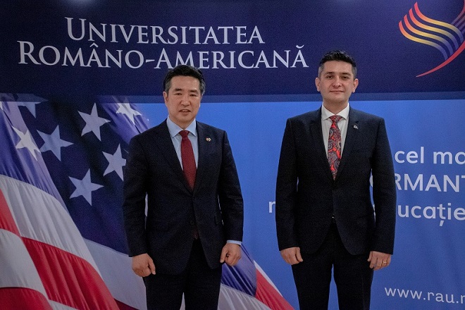 Visit to Romanian-American University (Mar. 31st)