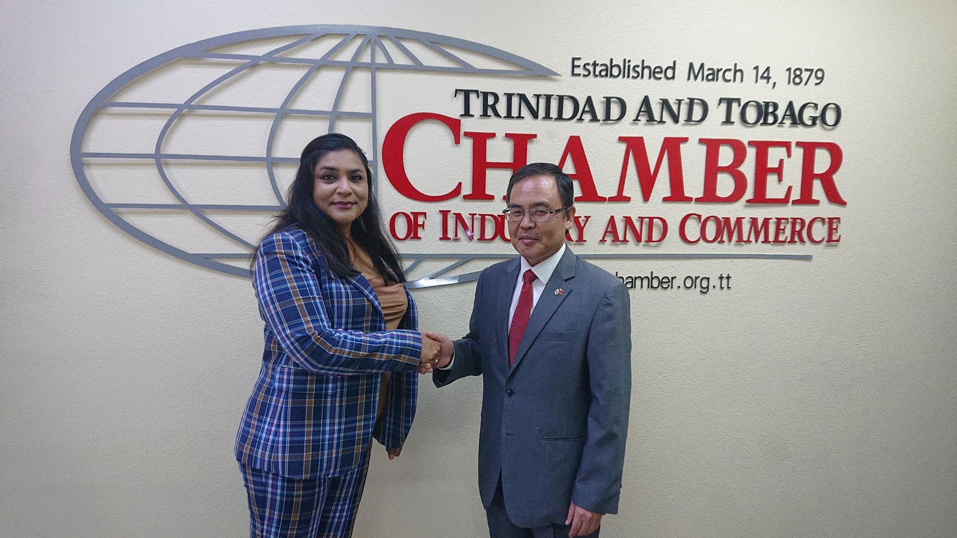 Ambassador Oh Met with President of Trinidad and Tobago Chamber of Industry and Commerce