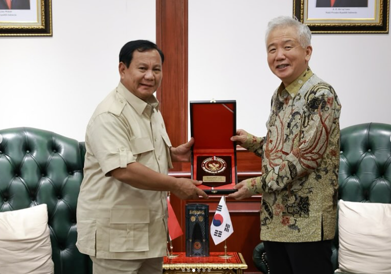 Dubes Lee mengunjungi Bapak Prabowo Subianto Menteri Pertahanan Indonesia