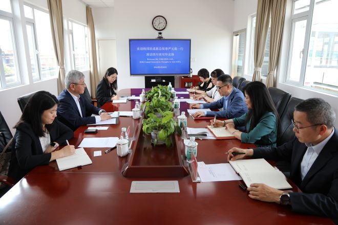 쓰촨성인민대외우호협회 회장 면담