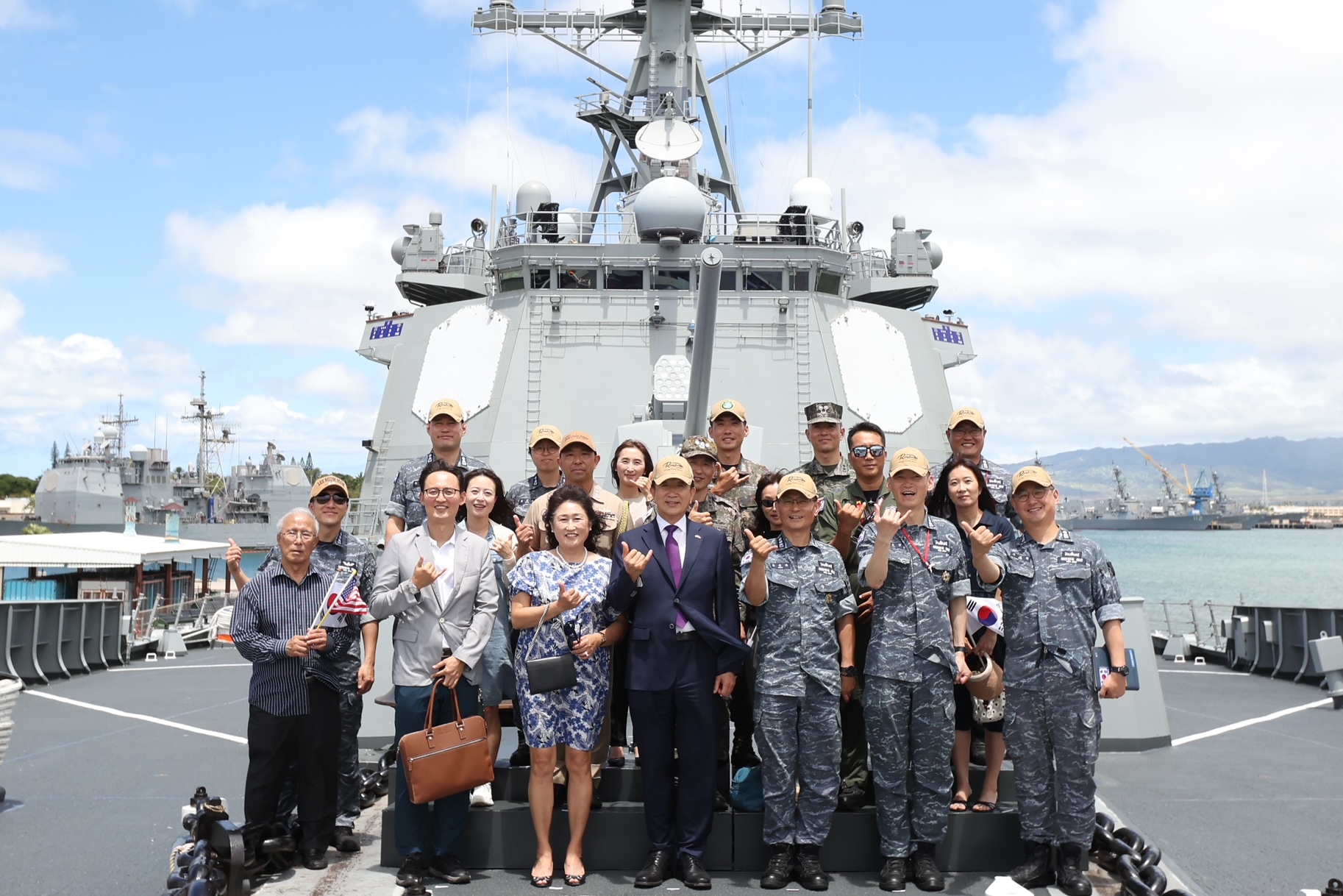 Welcome Ceremony for the ROK RIMPAC Training Group