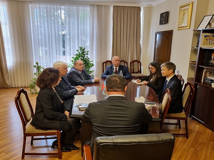 Meeting with Rector of Azerbaijan University of Languages 