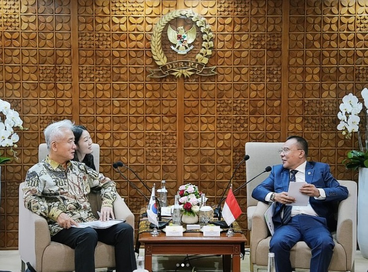 Dubes bertemu dengan Wakil Ketua DPR Sufmi Dasco Ahmad