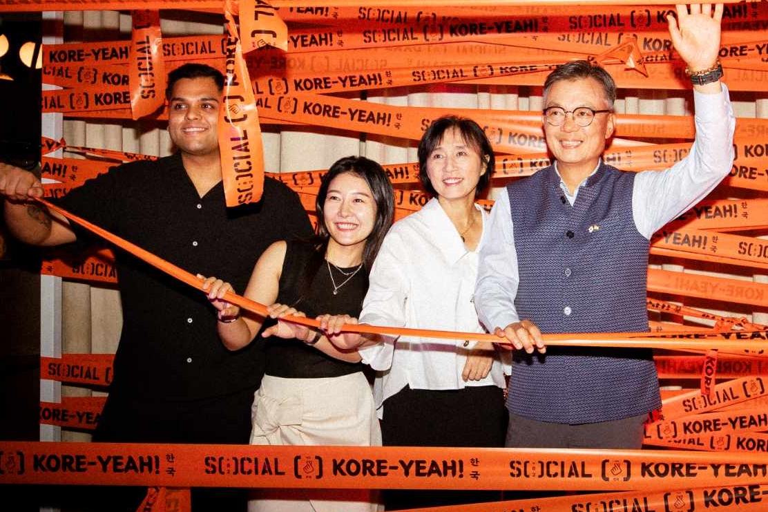 Ambassador Chang joins the KORE-YEAH Korean food event (Jul 3)