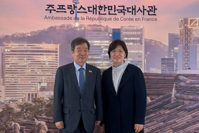 Déjeuner avec Mme Jang Mi-ran, vice-ministre de la Culture, du Sport et du Tourisme