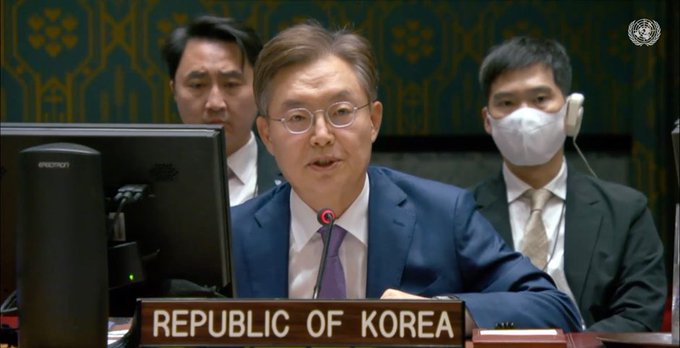 Amb. Hwang at the UN Security Council Briefing meeting on the situation in the Middle East(9.4)