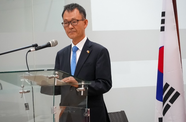 심재현 대사, '우리 KDI(한국개발연구원)-에콰도르 국세청(SRI)' 간 지식공유프로그램(KSP) 착수보고회 참석(12.18)