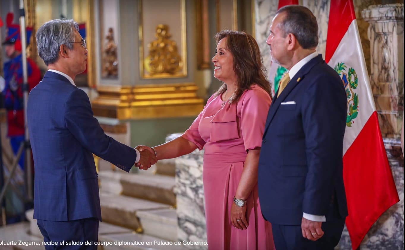 Saludo protocolar de Año Nuevo del Cuerpo Diplomático