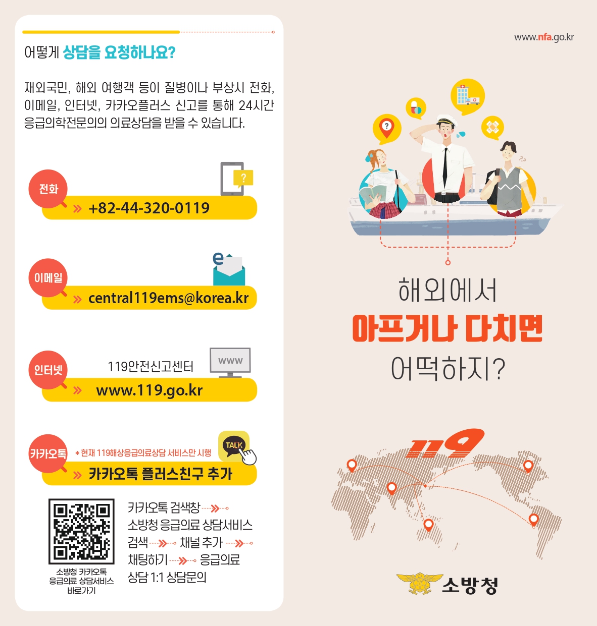 [안전공지] 재외국민 119응급의료상담서비스