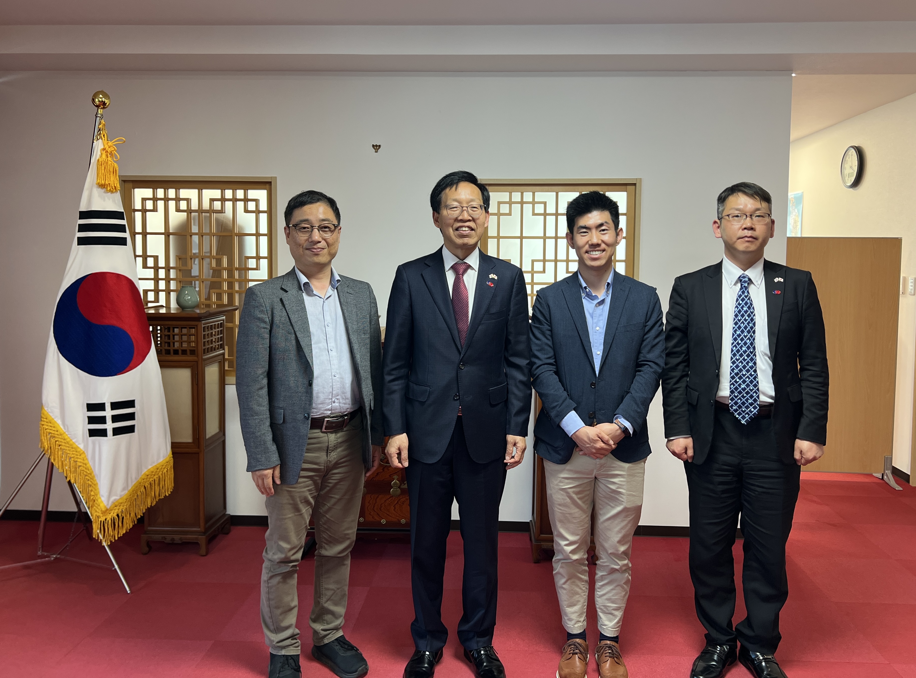 한미일 청소년 교류행사 관계자 내방(4.28)