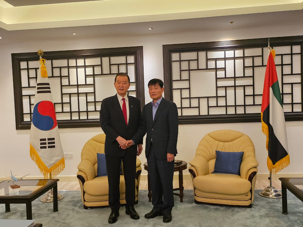 총영사, 홍문표 한국농수산식품유통공사 사장 면담 및 관저 초청 오찬 실시