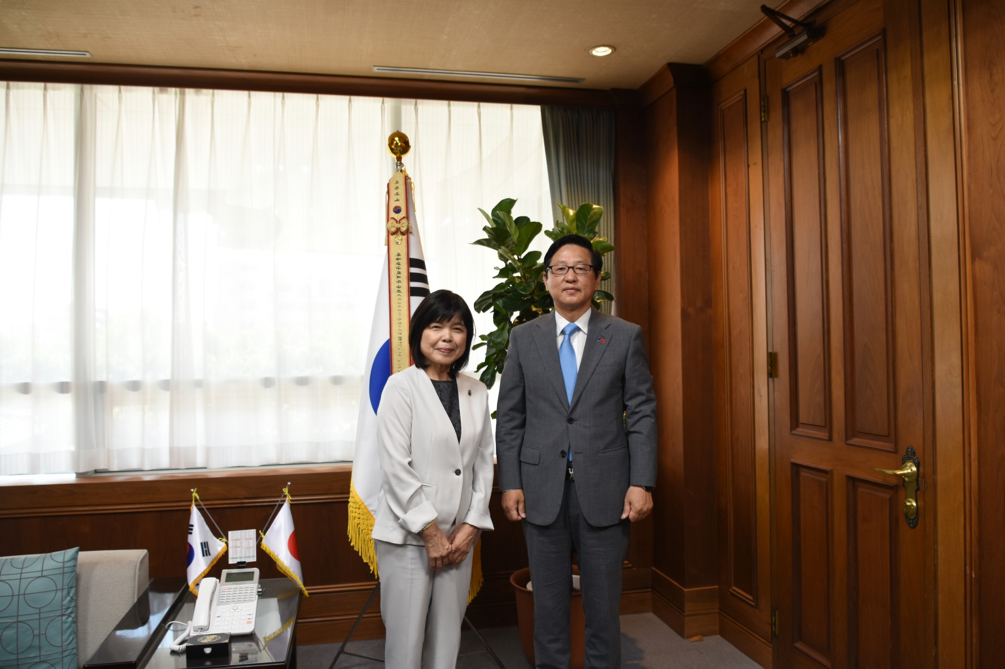 佐伯市長と面談