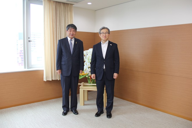 杜の都信用金庫理事長面談