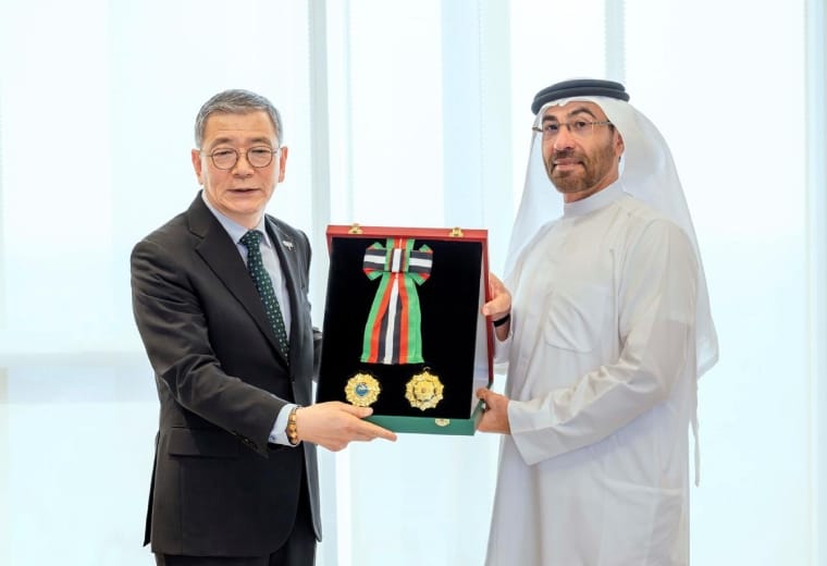 류제승 대사, UAE 대통령이 수여한 '독립훈장, 1등급' 수훈