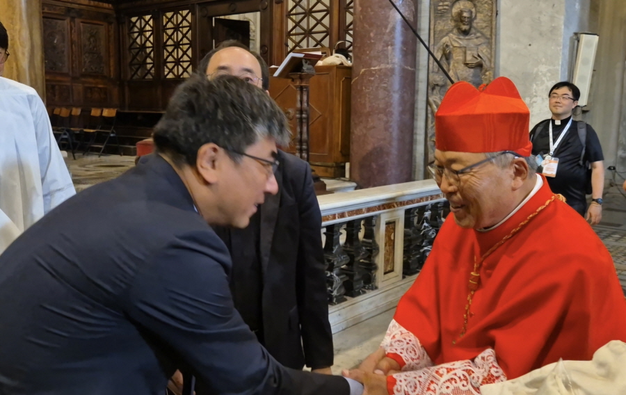 Partecipazione alla Messa Dedicata al Pellegrinaggio del Giubileo dei Giovani dell’Arcidiocesi di Seul