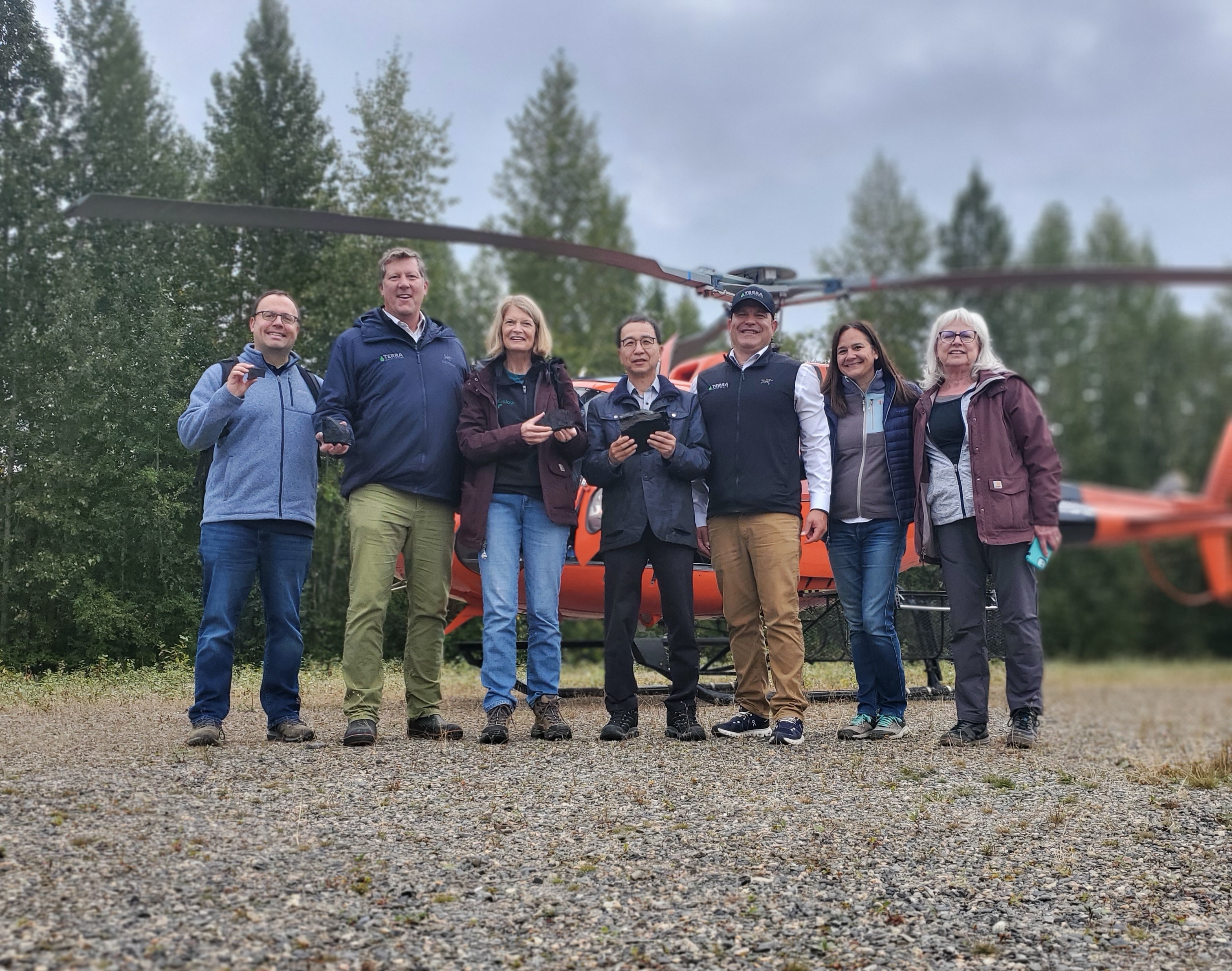 Site visit to the West Susitna coal fields and the proposed coal power plant site