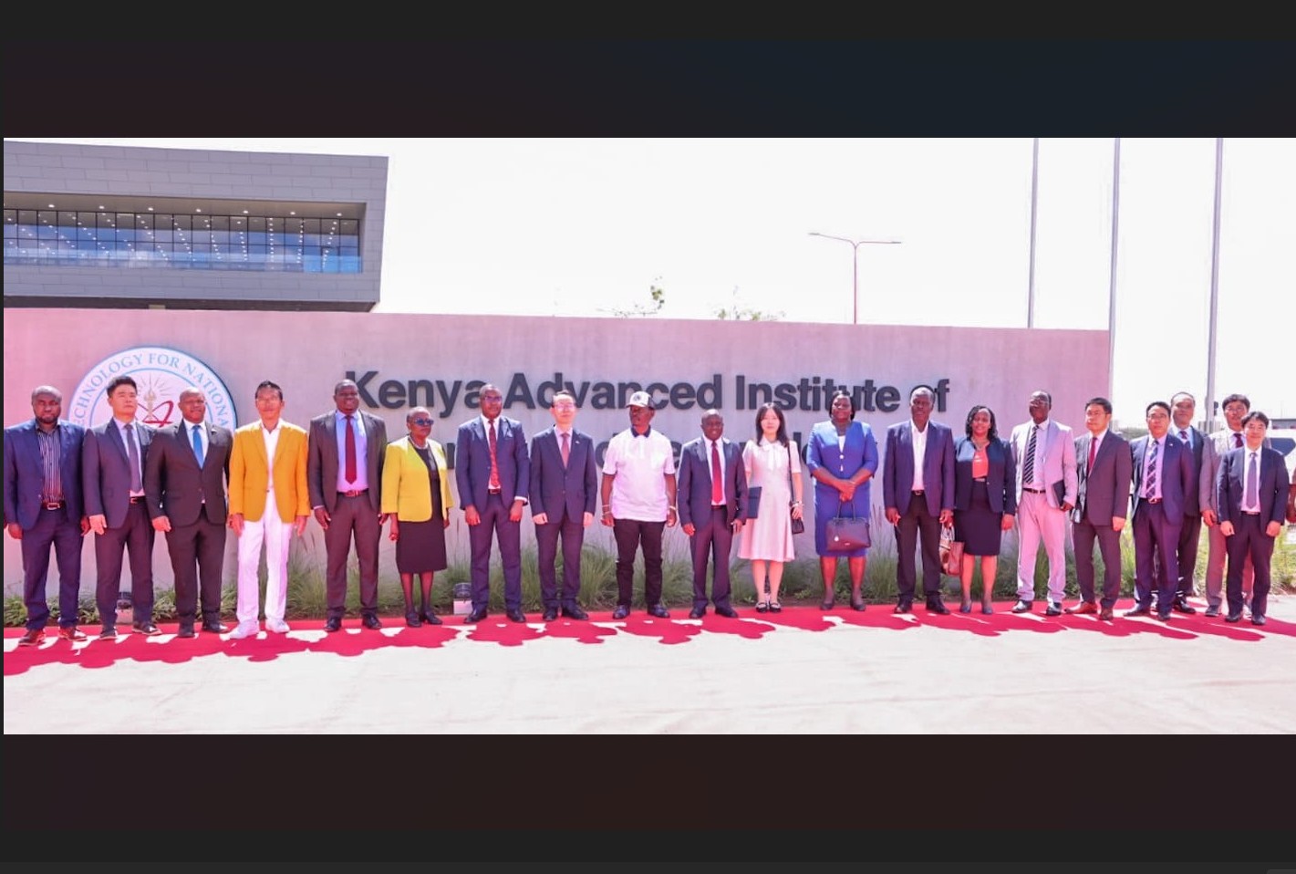 Attended the Kenya-AIST Facility Hand-over Ceremony