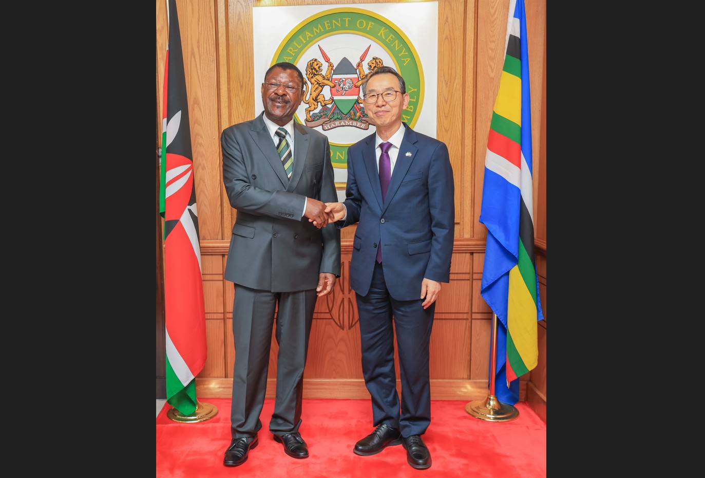 Meeting with the Speaker of the Kenya National Assembly