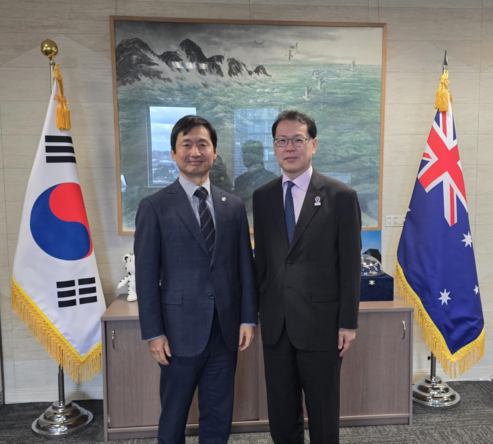 일본총영사 내방