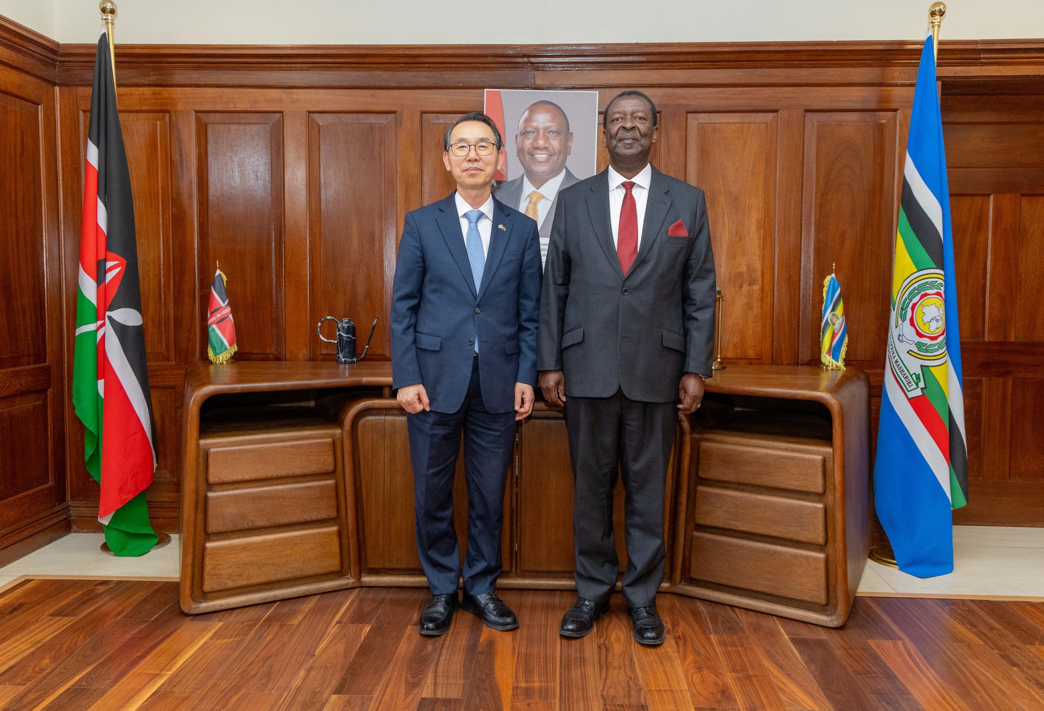 Meeting with the Prime Cabinet Secretary and CS for Foreign and Diaspora Affairs