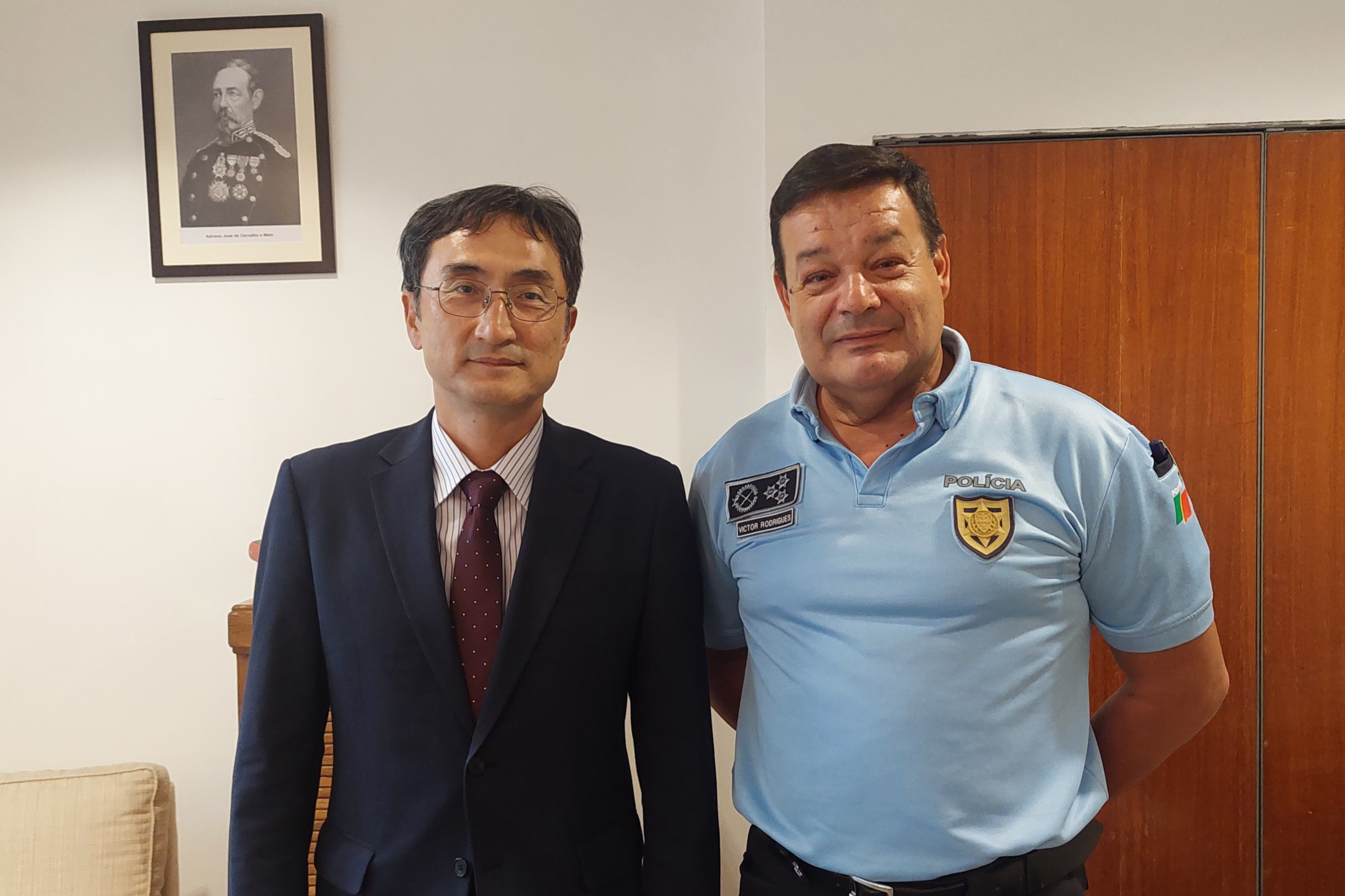 포르투 경찰청장 면담