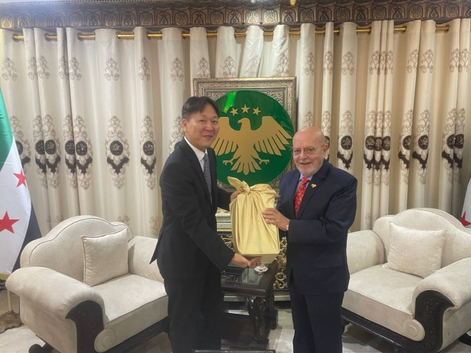 Meeting with Syrian Minister of Economy and Trade