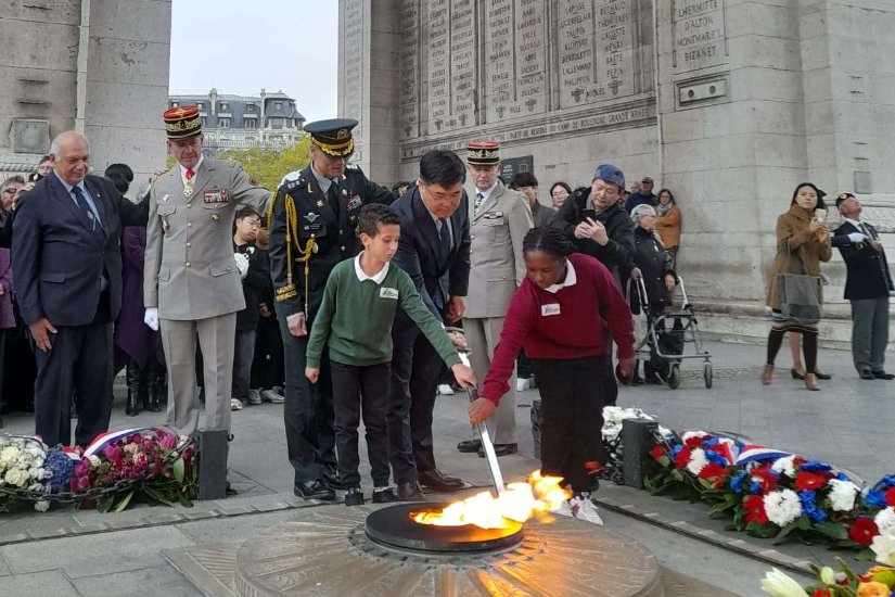 Commémoration du 74ᵉ anniversaire de la bataille de Crève-Cœur