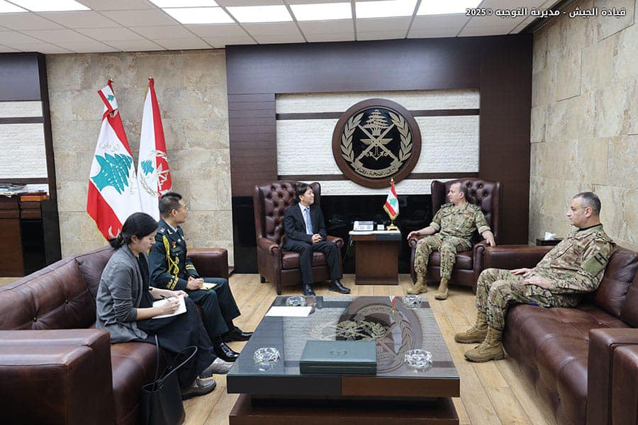 레바논군(LAF) 총사령관 면담