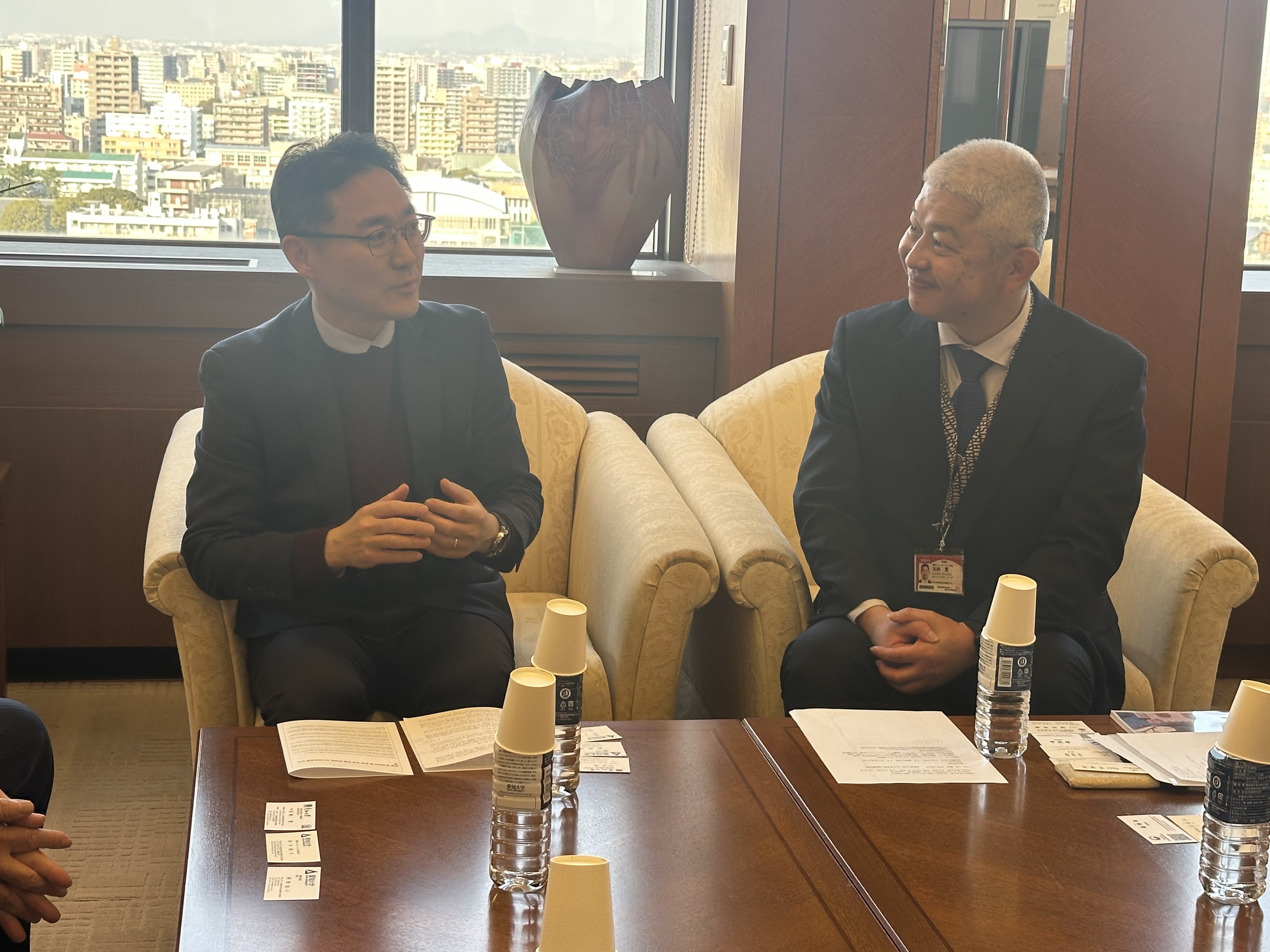 아이치대학 부학장 면담(1.19.)