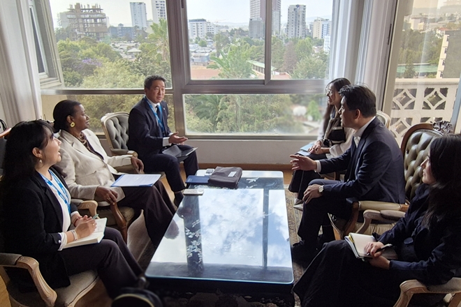 UNHCR(유엔난민기구) 에티오피아 사무소 대표 면담 (2.11)