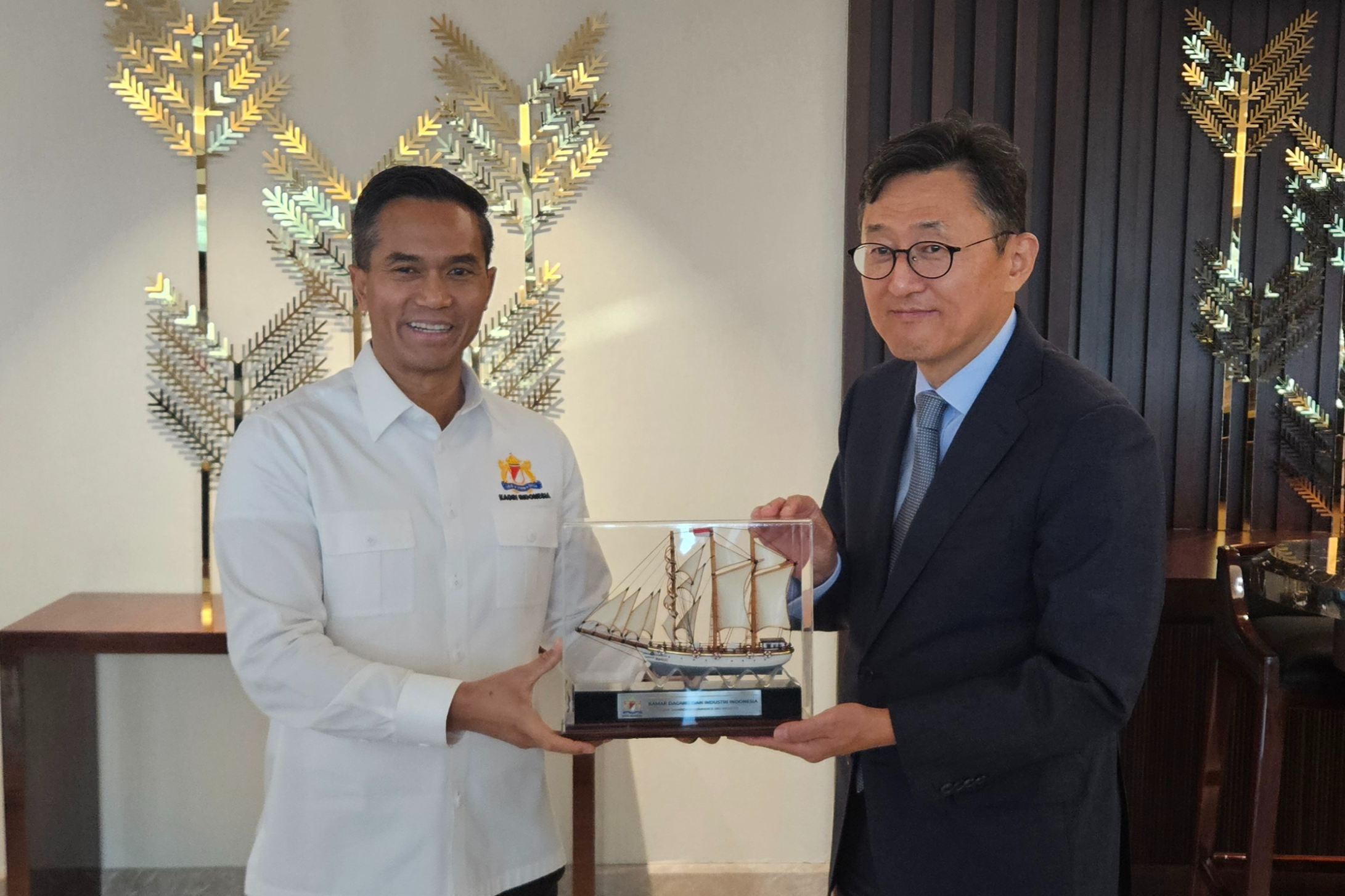 아닌디아 바크리(Anindya Novyan Bakrie) 인도네시아 상공회의소(KADIN) 회장 면담