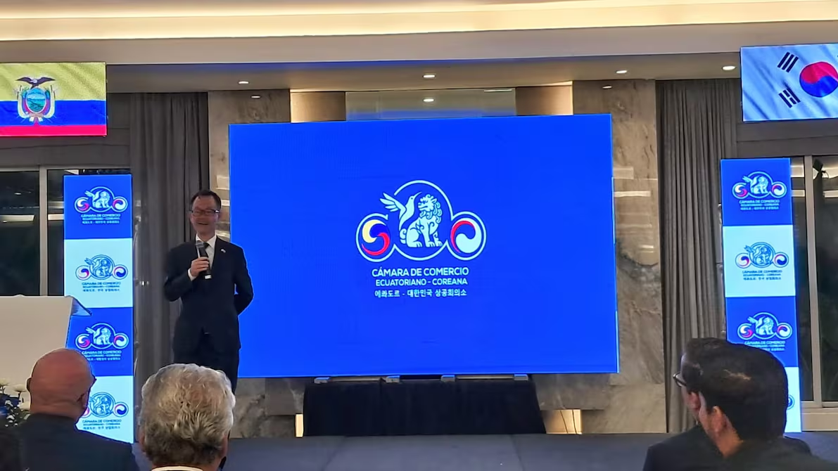 심재현 대사, 한국-에콰도르 상업회의소 출범행사 참석(3.30, 과야킬)