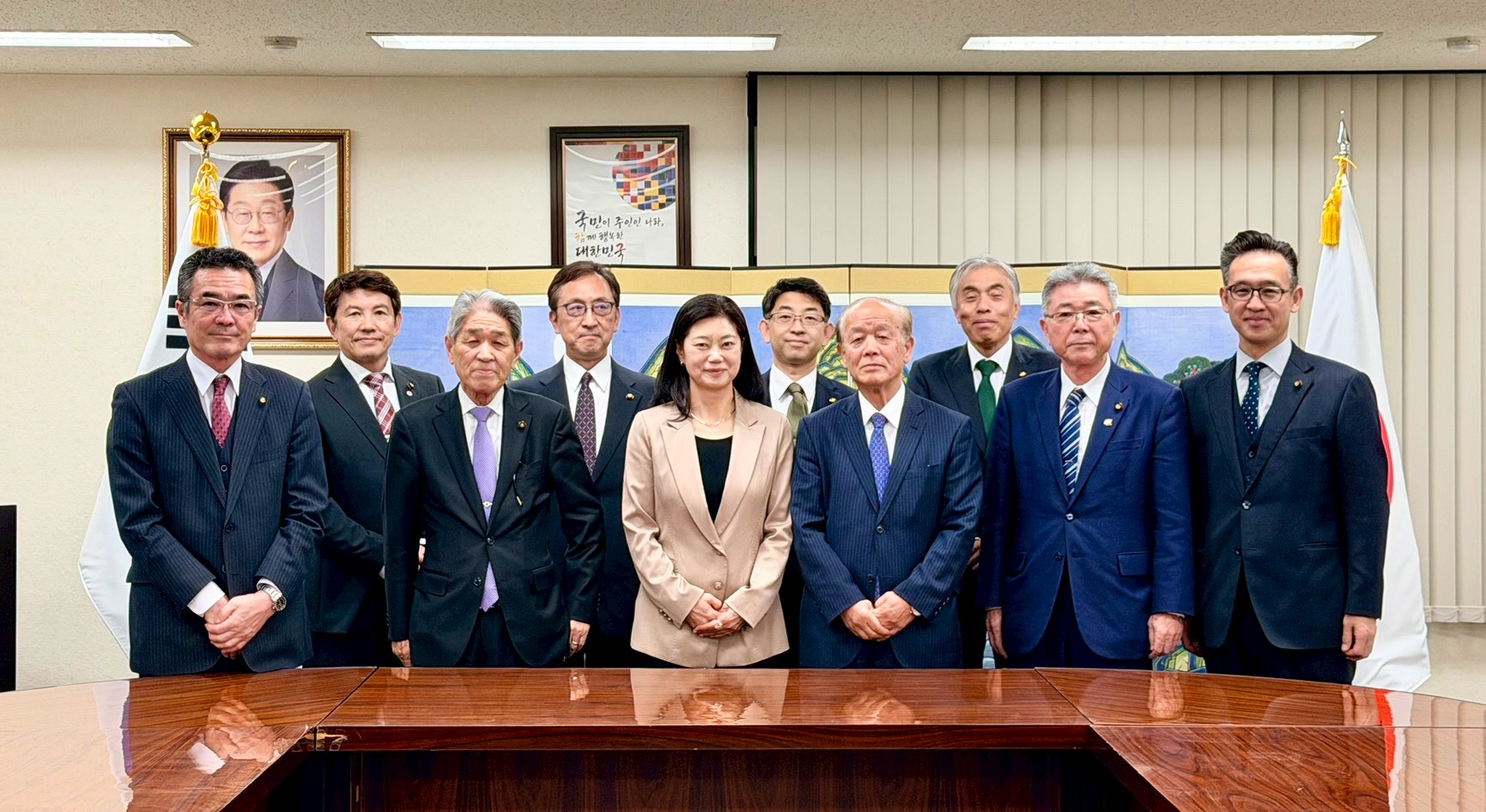 도요타지구 일한친선협회 임원진 면담(4.2.)