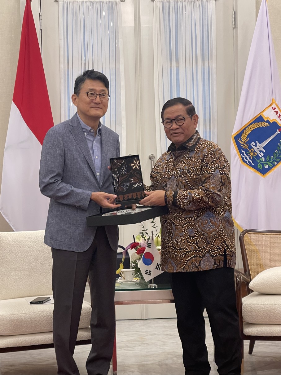 윤순구 대사, 프라모노 아궁(Pramono Agung) 자카르타 주지사 면담