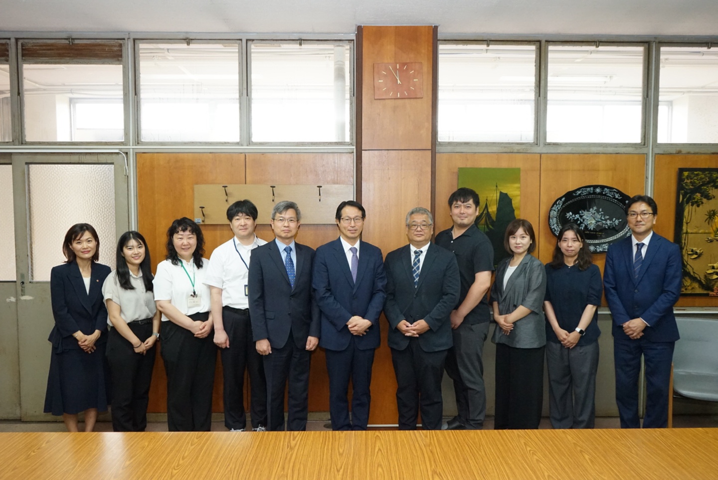 오사카부립 마츠바라고등학교 한국어수업 참관 및 간담회 참석(6.16)