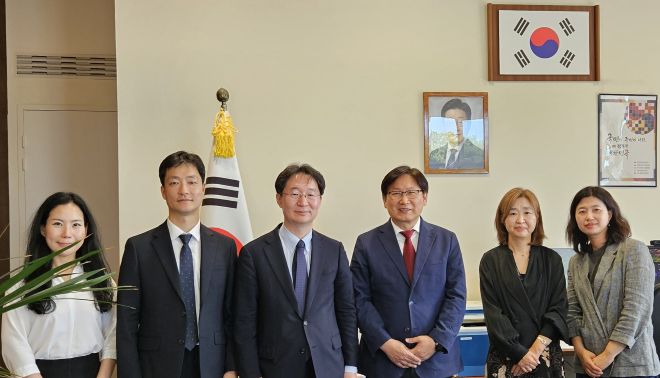 백태웅 대사, 정희권 연구개발특구진흥재단 이사장 면담 (6.16)