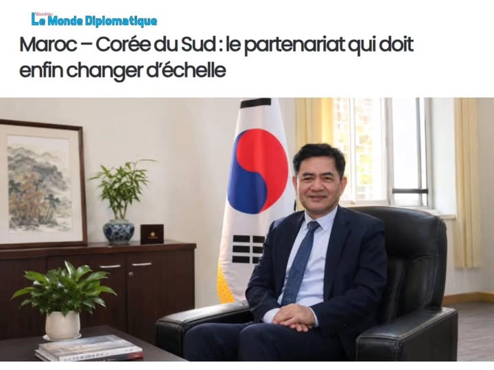 윤연진 대사, Le Nouveau Monde Diplomatique와 한-모로코 관계 주제 인터뷰 진행