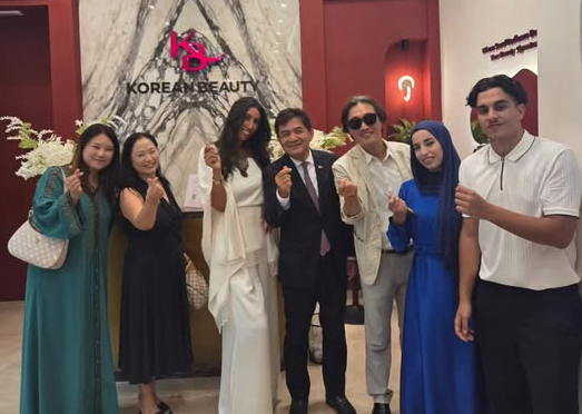 윤연진 대사, 한국 스킨케어 브랜드 및 살롱인 ‘Korean Beauty_MA’의 그랜드 오프닝 행사 참석