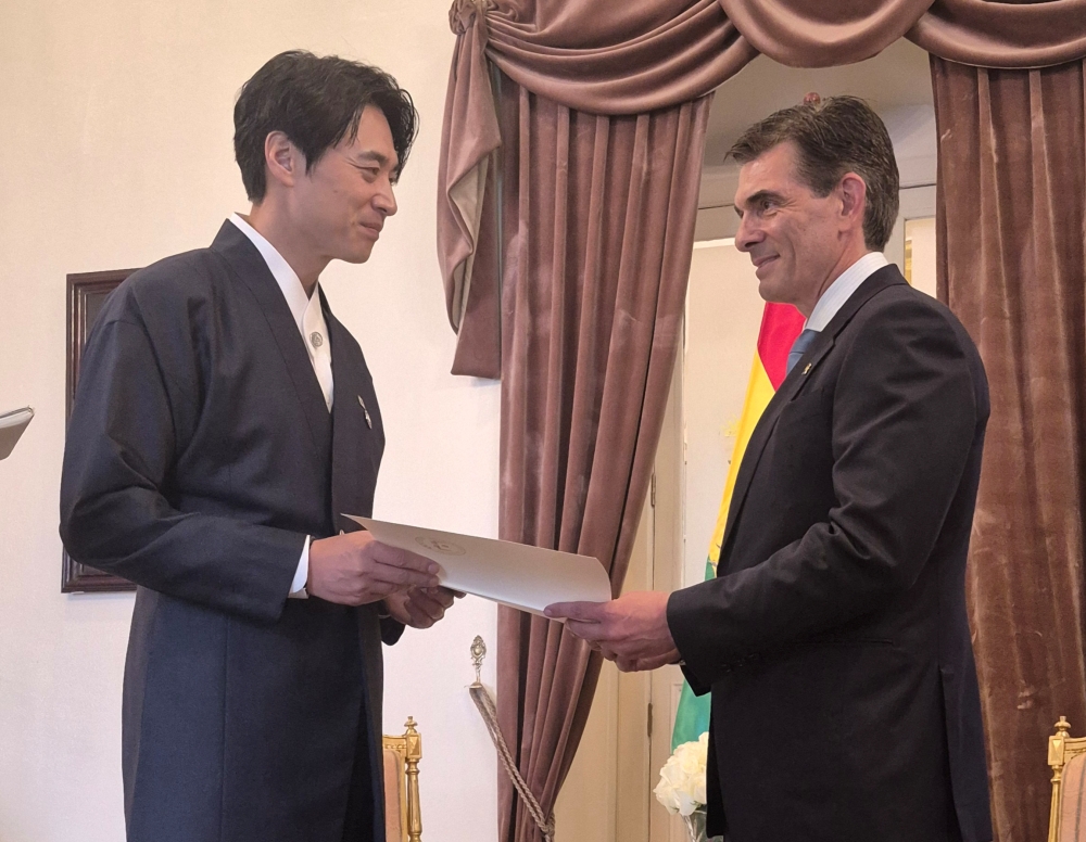 볼리비아 대통령 취임식 경축 특사 파견 결과