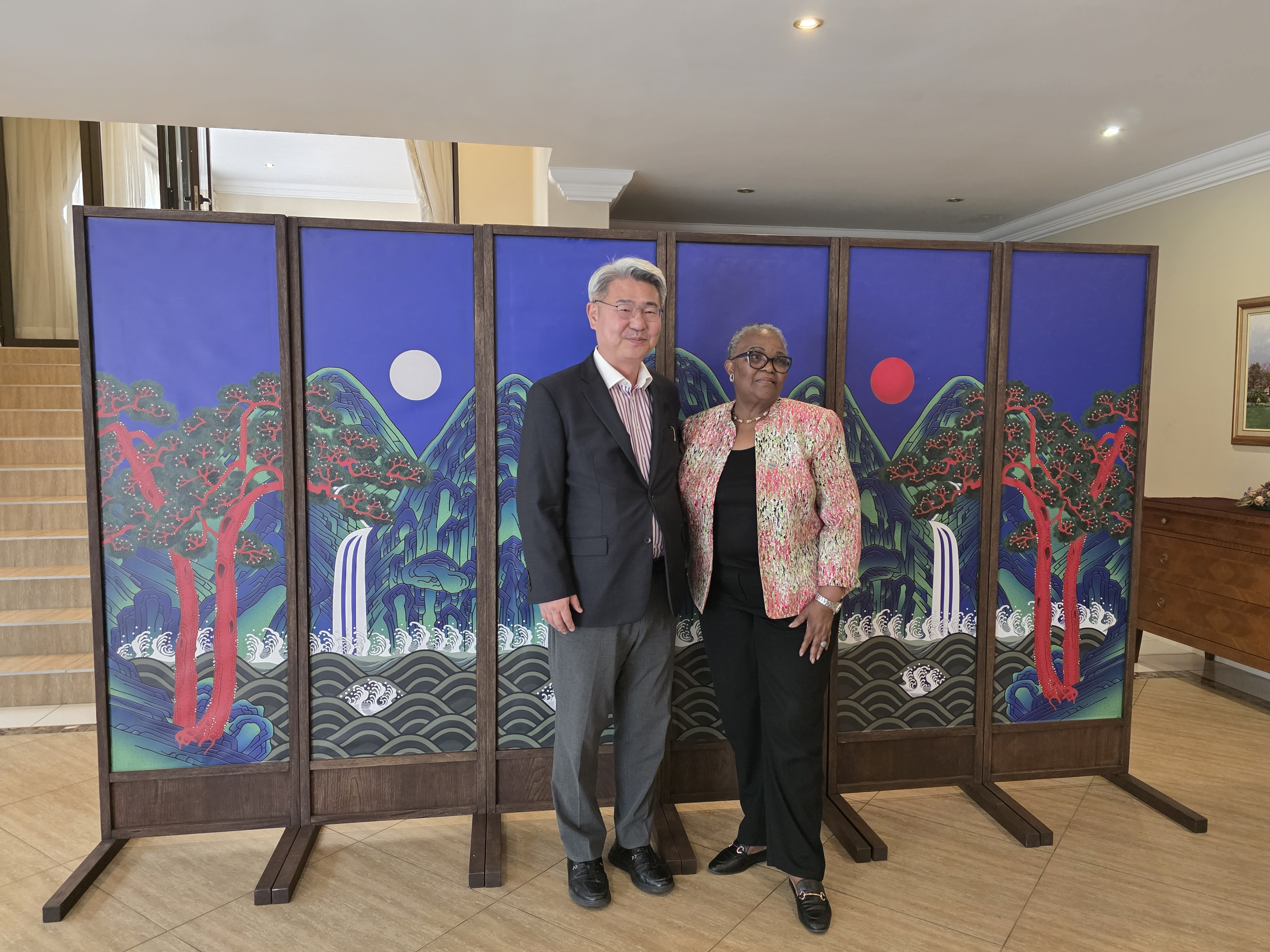 양동한 대사, 주남아공 보츠와나 대사와 면담(2.18)