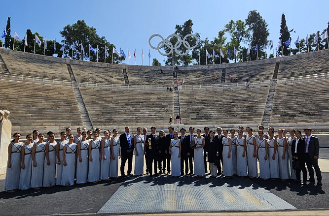 2024 강원 청소년 동계 올림픽 성화 채화 참석
