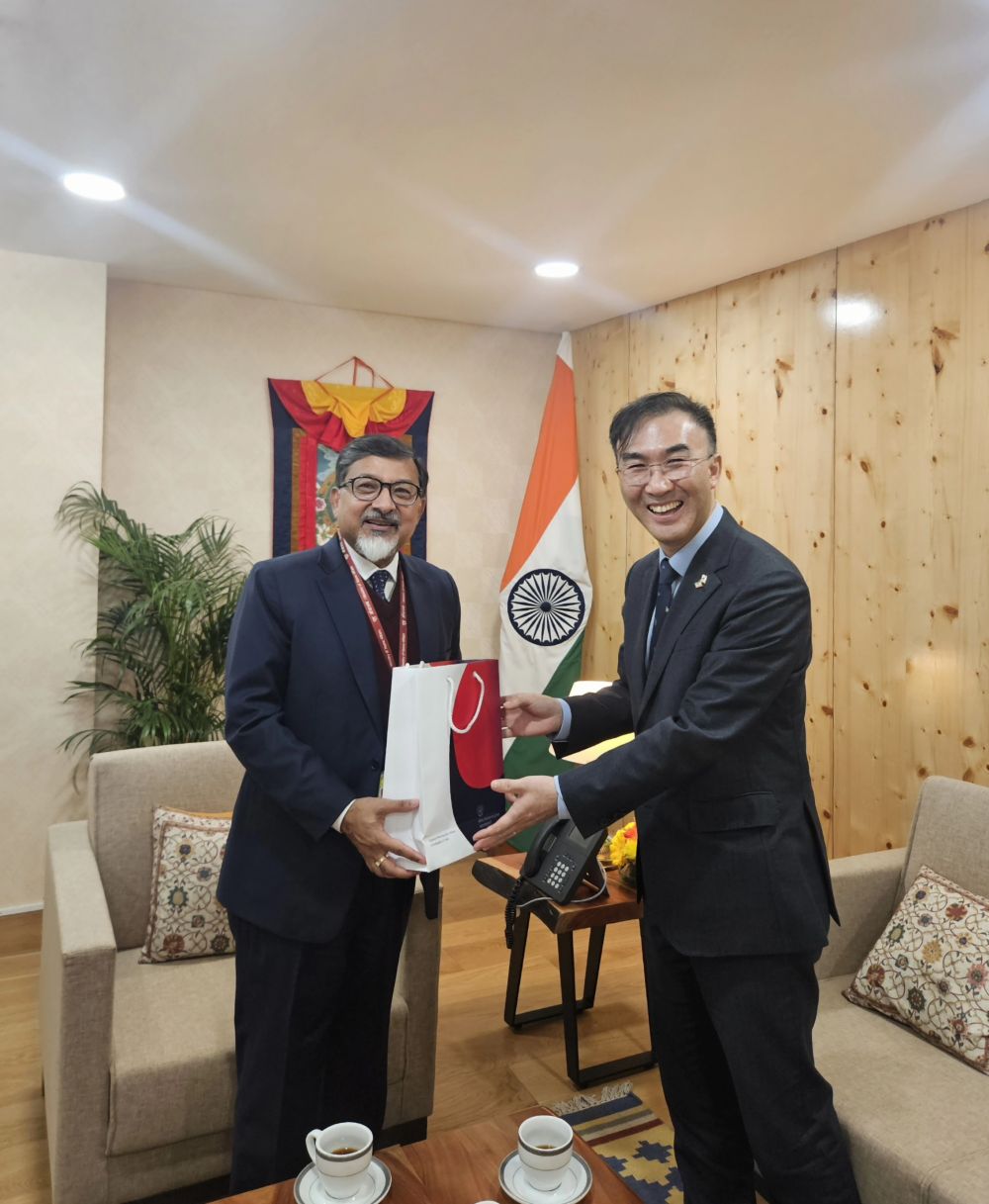 이성호 대사, 인도 외교부 경제차관 면담 : 한-인도 협력 강화 논의 (1.21.)