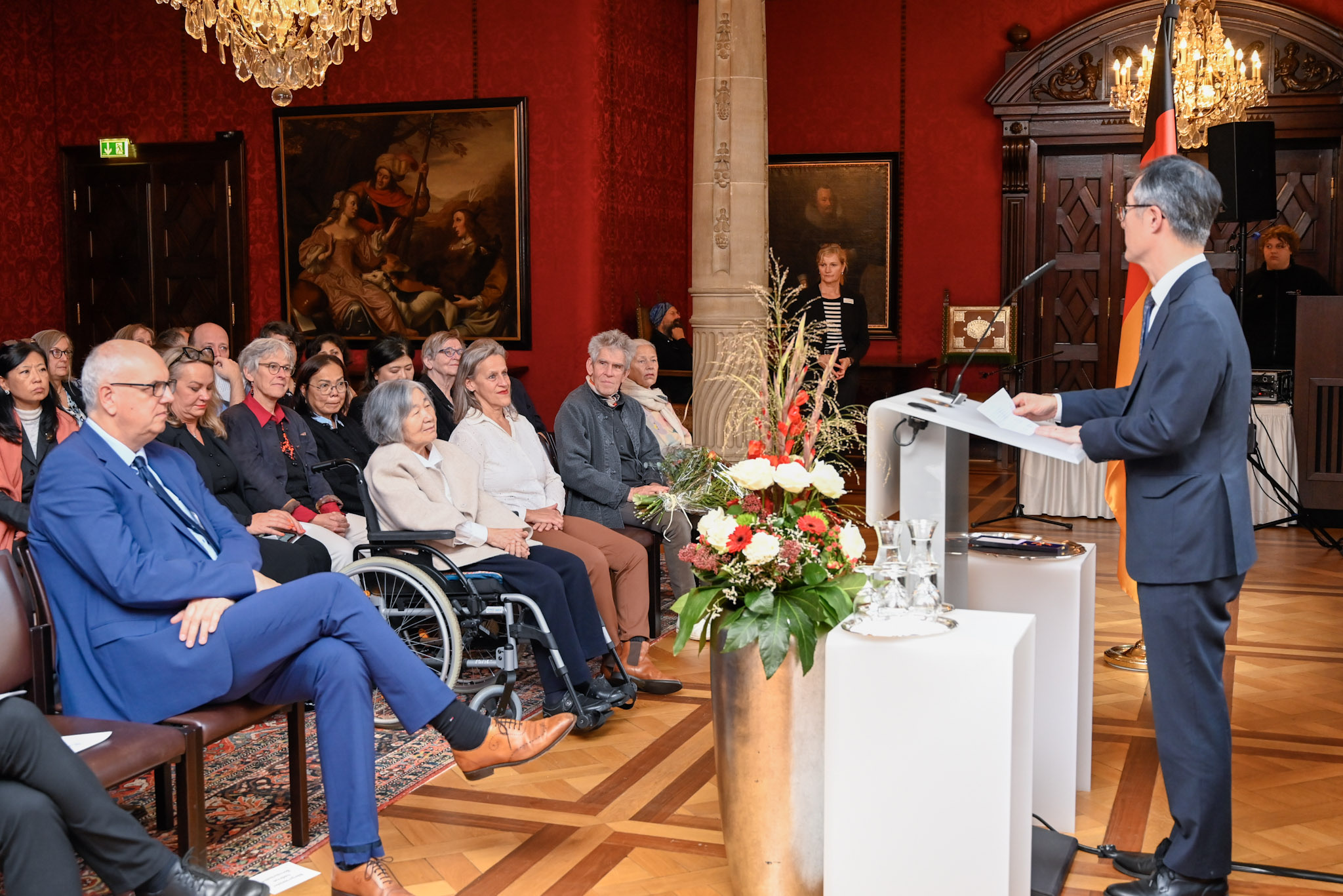 박영희 작곡가 '공로십자훈장 1급' 수여식 참석