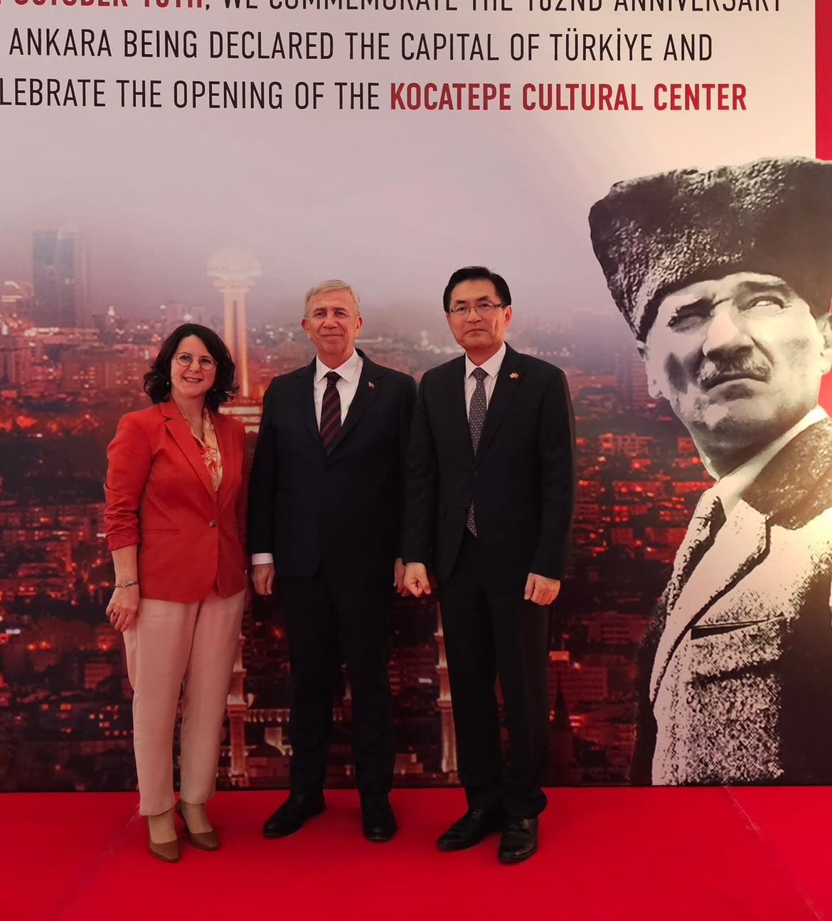 정연두 대사, 앙카라 수도 제정 102주년 기념행사 참석 (10.13)