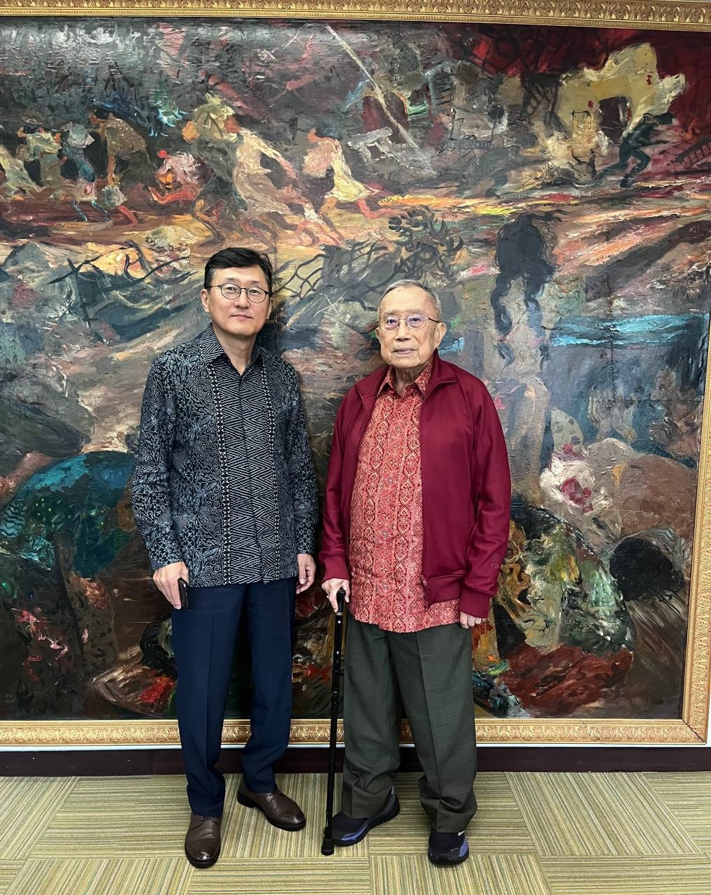 윤순구 대사, Jusuf Wanandi CSIS 공동창립자 겸 자카르타포스트 발행인 면담