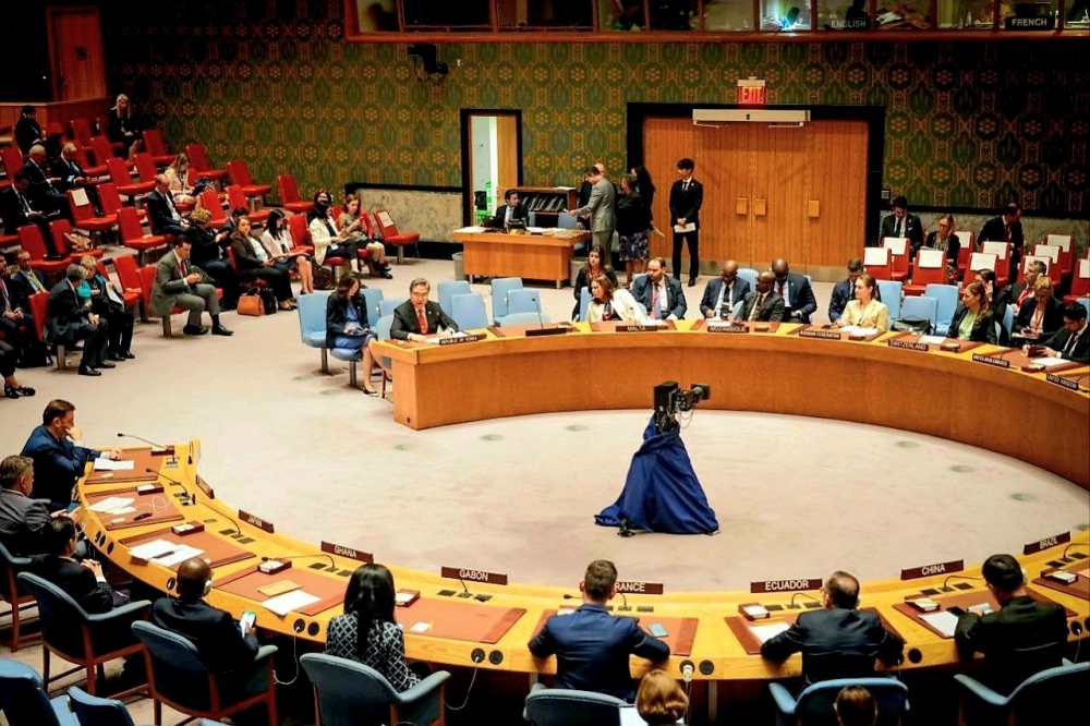 박진 장관, 유엔 안보리 우크라이나 공개토의 참석