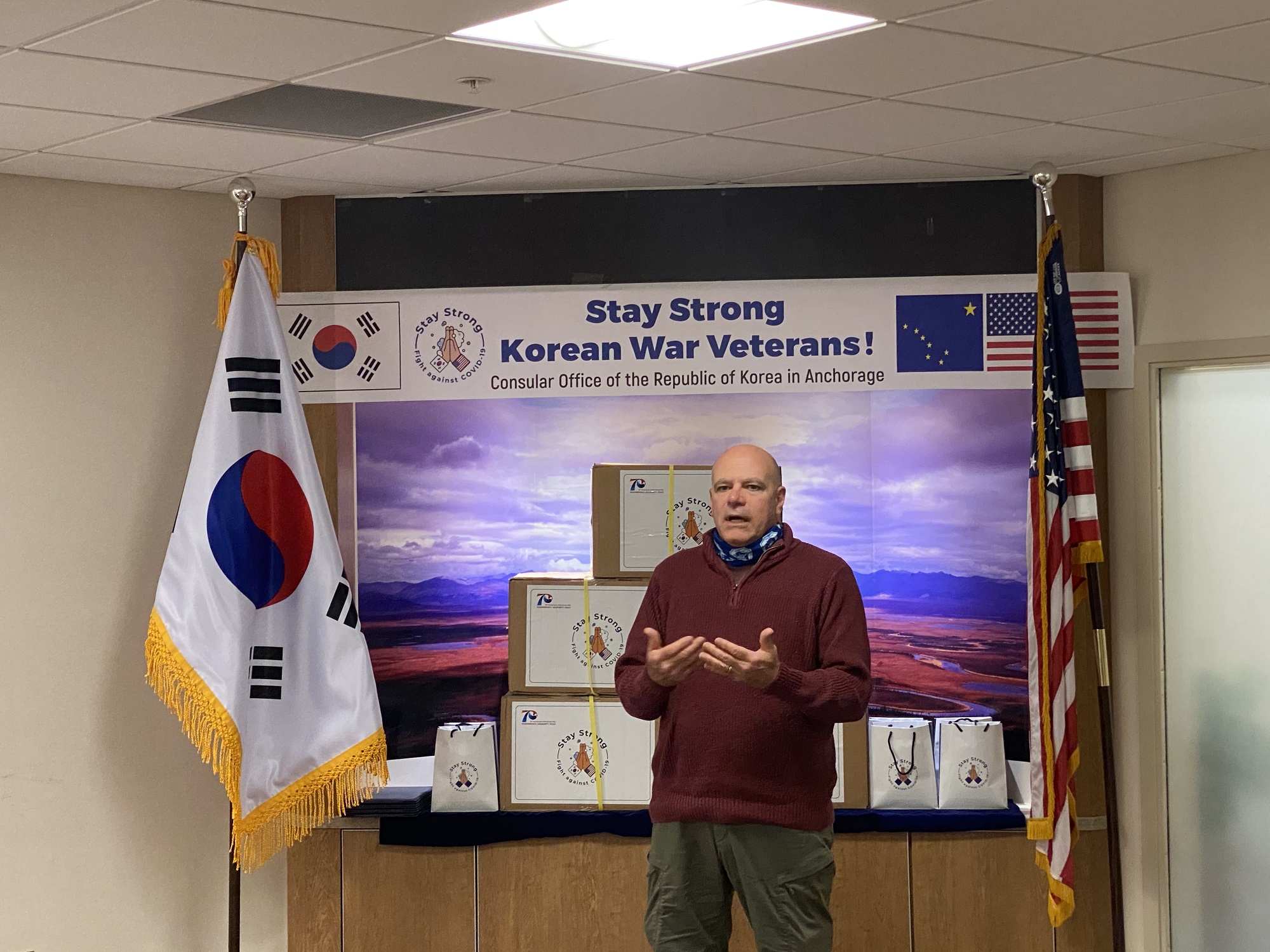 Mask donation to Korean War Veterans Association of Alaska 상세보기Office
