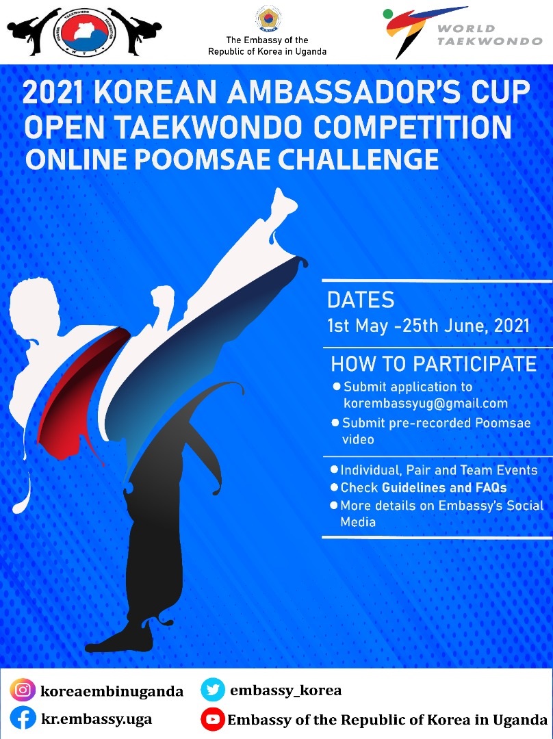 How To Take Part In The 2021 Korean Ambassador’s Cup Open Taekwondo Competition Online Apoomsae Challenge 1 MUGIBSON
